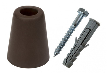 Gumový nárazník dveří hnědý 60 mm 10-2028