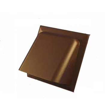 Přídavná větrací mřížka s klapkou KRD 100/B hnědá 007-0317