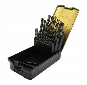 Přesná sada 25dílných vrtáků do kovu Turbo Tip 1-13 mm 76162