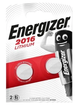 Baterie Energizer CR2016 2 kusy