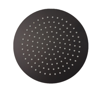 DES Group kruhová dešťová sprcha slim černá o průměru 25 cm