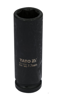 Hluboká rázová hlavice 1/2" 17 mm YT-1037 od společnosti Yato