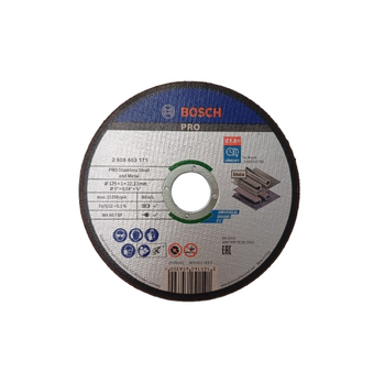 Přímý řezný kotouč Bosch Standard pro Inox-Rapido 125x1,0x22,23mm 2608603171