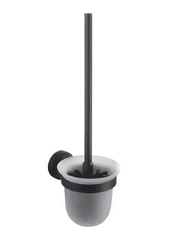 WC kartáč Stella Classic, závěsný, černý 07.430-B