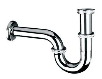 McAlpine trubkový umyvadlový sifon, chrom, 215CB