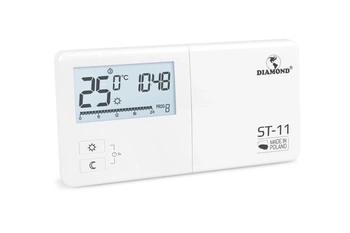 Diamantový týdenní programovatelný drátový regulátor teploty ST-11