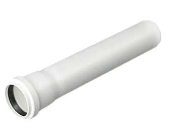 Rovná trubka Aquer s hrdlem 1000mmx32mm bílá