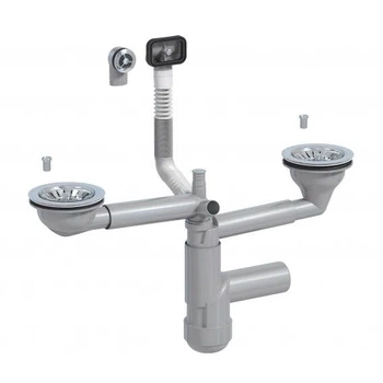 Prevex dvoudřezový sifon s přepadem FL2-D9CR4-01PL