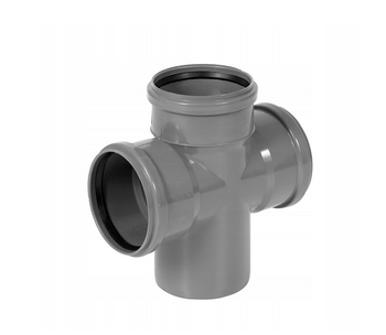 Kanalizační příčka 110/110/110mm 90 stupňů