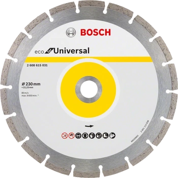 Diamantový řezací kotouč Bosch ECO pro Universal 230mm 2608615031