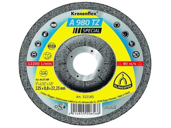 Řezný kotouč Klingspor A 980 TZ 125x0,8x22,23 322183