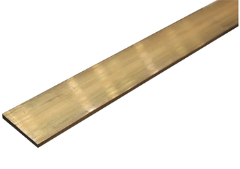 Plochá tyč 30x6mm 10cm mosaz MO58