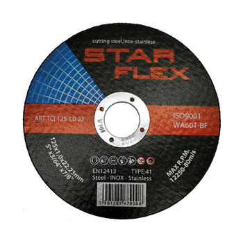 Poštovní řezací kotouč 125x1mm Star Flex T41-125-1.0 WA60T-BF-INOX TCI1251022
