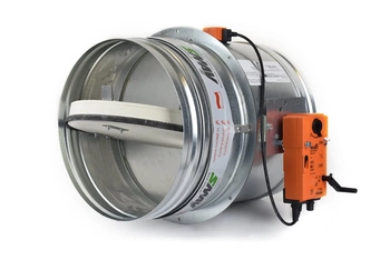 Požární klapka typ KTS-OE DN450 s elektrickým pohonem Smay s vratnou pružinou BFN KTS-OE-450-BFN230-T 10279