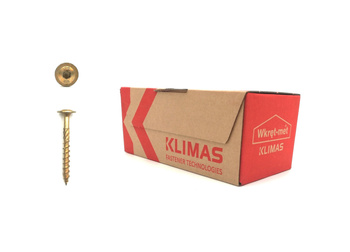 Wkręt-Met stavební šroub WKCP 6x260mm s podložkovou hlavou a Torx nástrčkou 100 kusů WKCP-06260