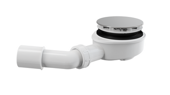 Alcaplast sprchový sifon, nízký, chrom, 90mm A491CR