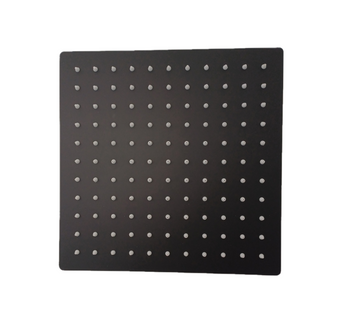 DES Group dešťová sprcha čtvercová štíhlá černá 25 cm