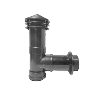 Vývod ventilace Dakaj 110 s grafitovým odpalištěm