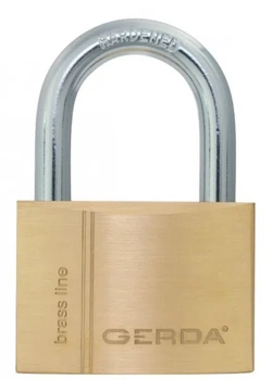 Visací zámek Gerda mosazný třmen KMZ S40