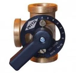 HEL-WITA 3cestný směšovací ventil MINIMIX MI 3x1" 7020