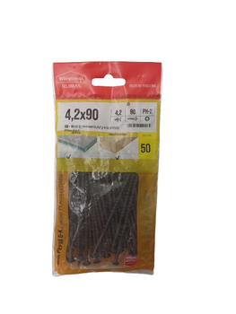 Screw-Met fosfátovaný vrut do dřeva KMGD 4,2x90mm 50 kusů KMGD-42090