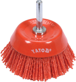 Kotoučový kartáč Yato 75 mm s nylonovou stopkou YT-47782