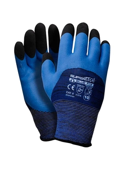 Super tech blue fix rukavice velikost 10