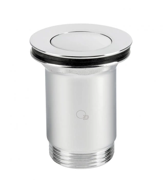 Diamantová vpusť s automatickou zátkou click-clack, chrom ART.82-1.1/4.MU