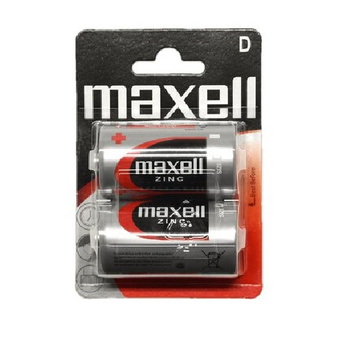 Maxell zinko-uhlíková baterie D/R20 2 kusy