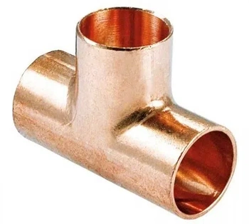 Měděné redukční tričko 22x15x22mm