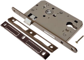 Zámek dveří Jania 72/55 mm pro levou vložku s pákou Z213