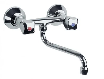 KFA Armatura nástěnná dřezová baterie, chrom Standard, 300-410-00