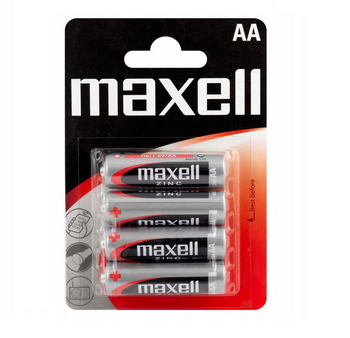 Maxell zinko-uhlíková baterie R6/AA 4 kusy