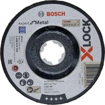 Řezný kotouč Bosch Expert na kov pro nízké broušení se systémem X-LOCK 2608619259