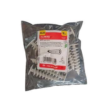 Wkręt-Met spirálový plastový šroub pro upevnění světelných prvků WK-DS 85mm 10 kusů WK-DS085