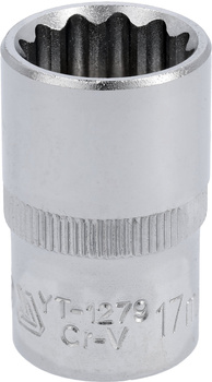 Zásuvka Yato 22mm 1/2" 12-ti bodová CV krátká YT-1284