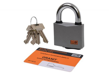 Závěsný zámek se schválením Granit-1 XT KWG1