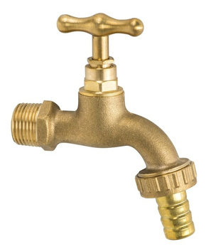 Diamantový kohout 1/2" s hadicovou spojkou ART matně žlutý.207-1/2.Y