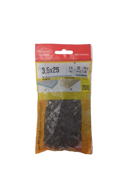 Screw-Met fosfátovaný vrut do dřeva KMGD 3,5x25mm 200 kusů KMGD-35025