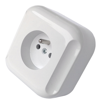 Jednoduchá nástěnná zásuvka bez krytu NT-16T