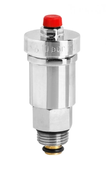 Diamantový odvzdušňovací ventil ústředního topení 1/2" automatický s uzavíracím ventilem ART.200-15