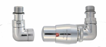 Sada termostatických radiátorů Vario Term Vision, chrom, levá VIGS0202CFK/L