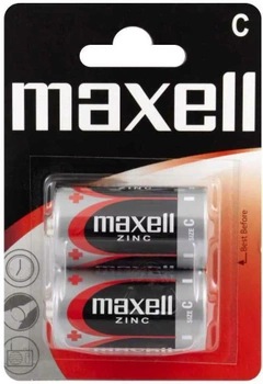 Maxell zinko-uhlíková baterie R14C 2 kusy