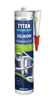 Tytan univerzální silikon 280ml bílá EURO-LINE