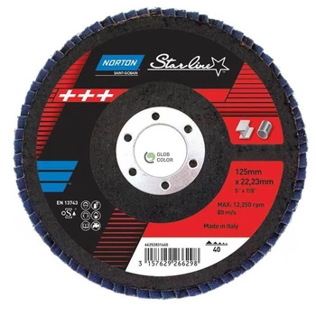 Norton lamelový kotouč Starline R82B P60 125x22mm 66254492272