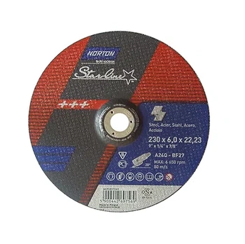 Norton řezací kotouč Starline Metal Inox A24Q-BF27 230x6,0x22,23mm 66252837269