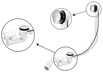 Vanový automatický sifon McAlpine HC31MN1