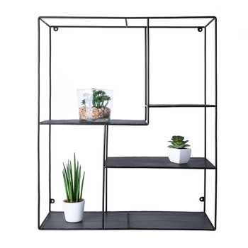 AWD Vnitřní černá drátěná police AWD02081781