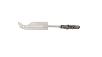 Závěsný háček na hliníkový radiátor s rozpěrnou zátkou, šroubovací, ŠROUBOVACÍ, BÍLÝ