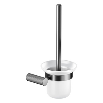 Cersanit Zen nástěnná WC štětka černá gun metal S951-900